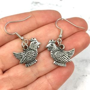 3 for $15 Chicken Dangle Drop Earrings